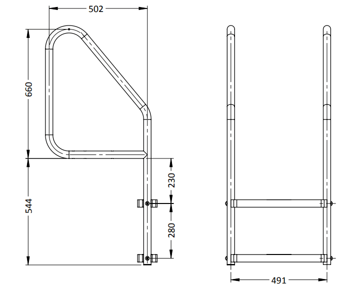 Stainless Steel Ladder LP