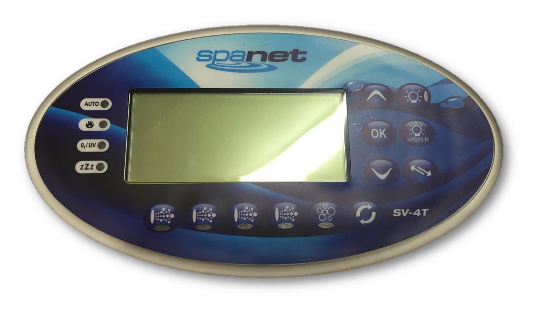 SpaNET SV4 Touchpad and Overlay - Advanced Control for Your Spa