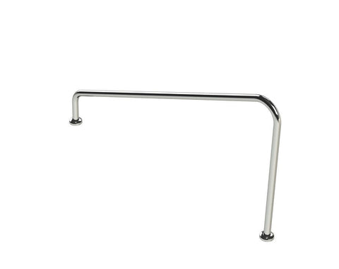 Stainless Steel Wall Hand Rail - 1000mm, Flanged or Concrete In