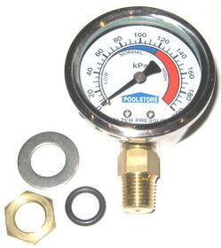 Pressure gauge suits Baker Hydro / Bowman (inc mounting hardware)