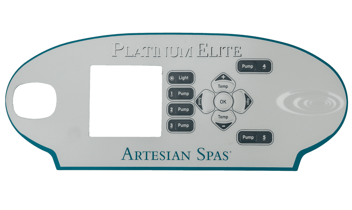 Artesian Spas Aeware In.K663 5 pump decal