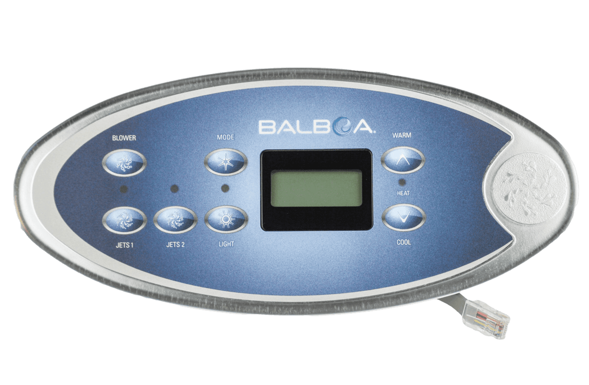 Balboa VL702S 7 Button 2 Pump Topside Touchpad Panel