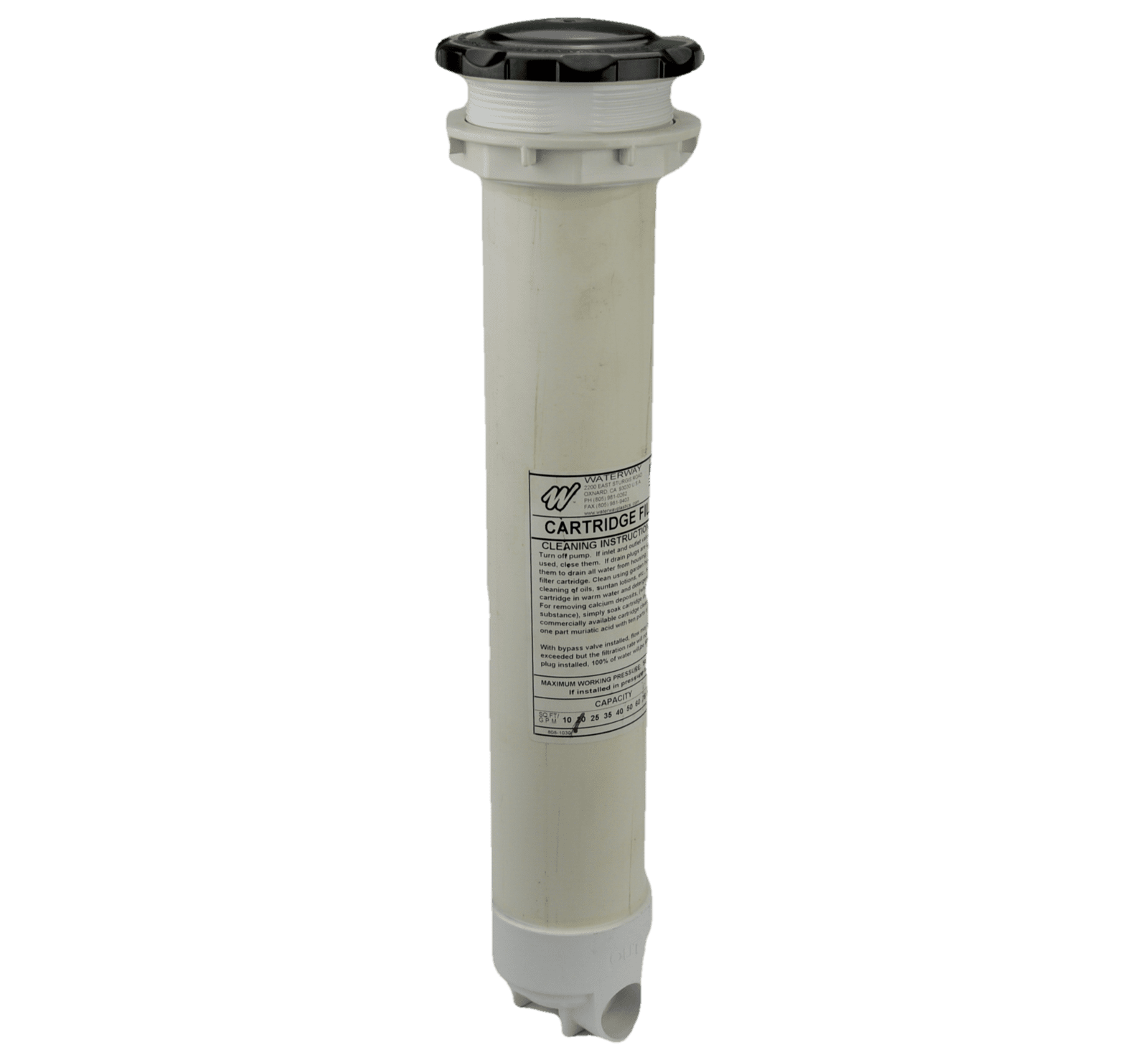 Waterway 20 sqft 5" Top Load Circulation Pump Filter 1" Connection