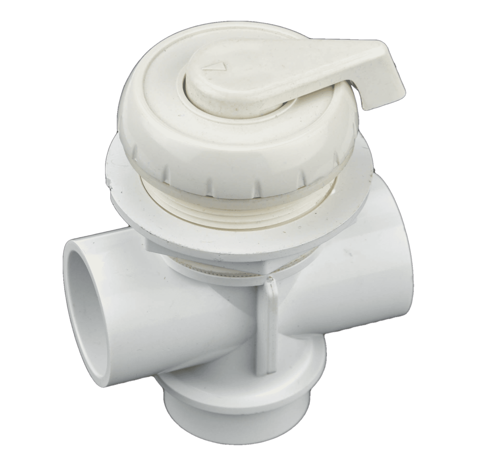 Waterway 1" Top Access Diverter Valve - Notched Vertical - White