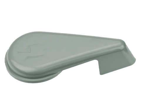 Waterway 2" Diverter Handle - Scalloped - Grey
