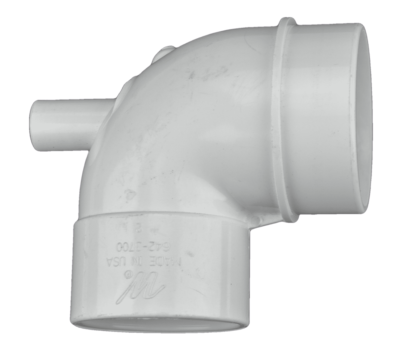 Waterway 2.5" Spigot x 2" Socket 90 Ell Vacuum Suction Adaptor Fitting