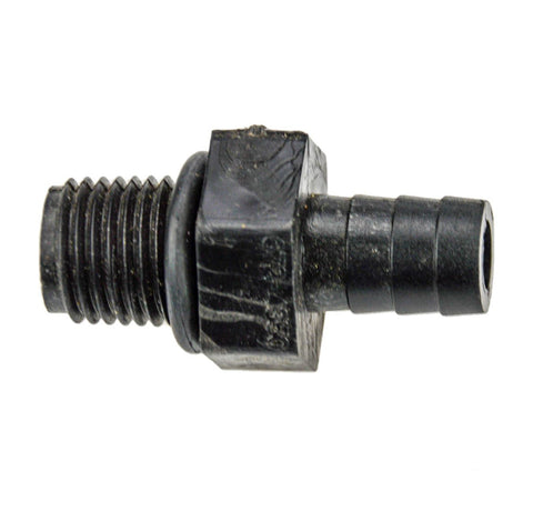 Waterway Spa Pump drain barb adaptor 1/4" MPT x 3/8" Barb