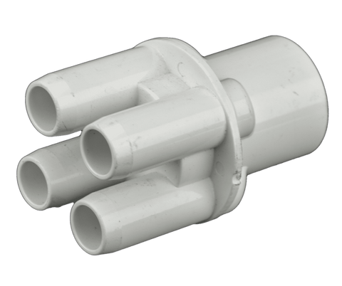 Waterway 3/4" Barb 4 Port x 1"S In-line Spa Manifold